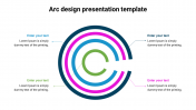 Attractive Arc design presentation template